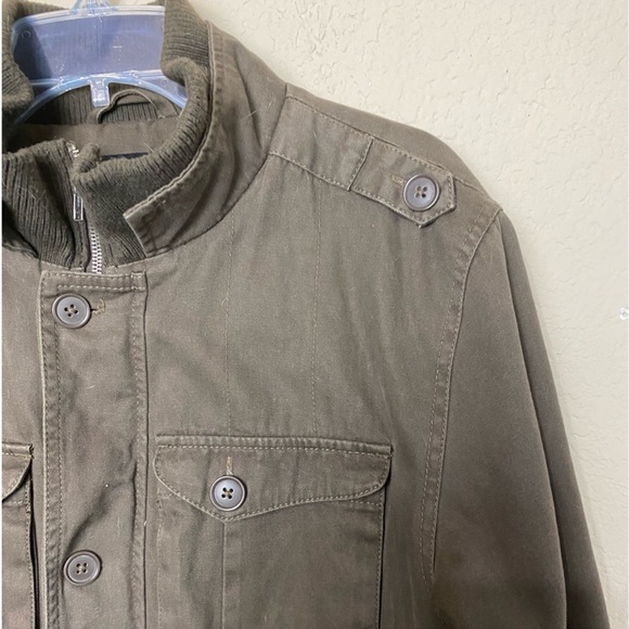 Standard Cloth for Anthropologie Barn Army Green Unisex Jacket Size Large - Picture 3 of 11